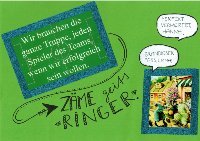 zäme geit's ringer  